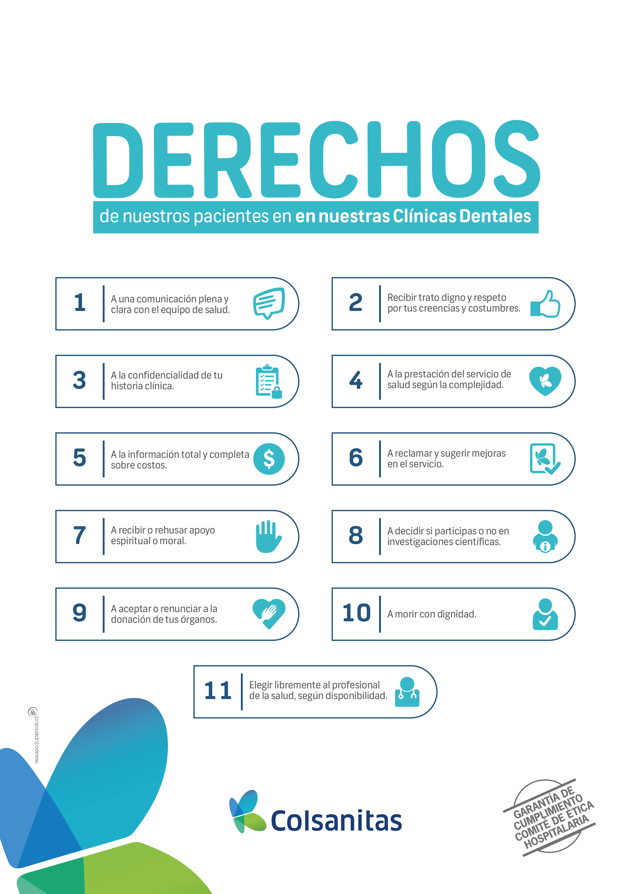 Derechos Clínica Colsanitas